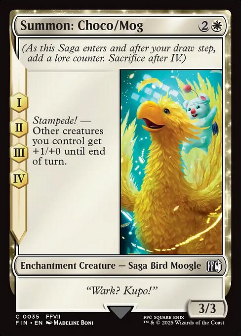 Summon: Choco/Mog Foil (FIN) #35