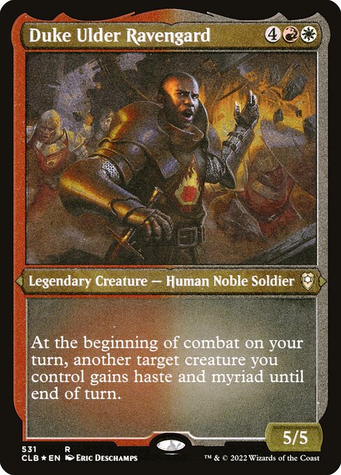 Duke Ulder Ravengard Etched Foil (CLB) #531