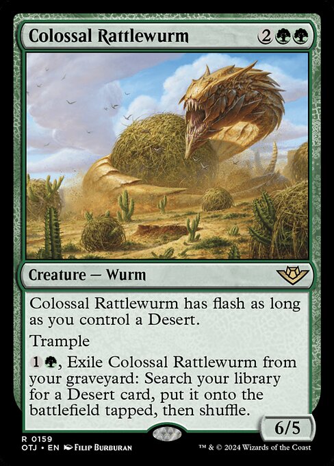 Colossal Rattlewurm (OTJ) 159 - Near Mint