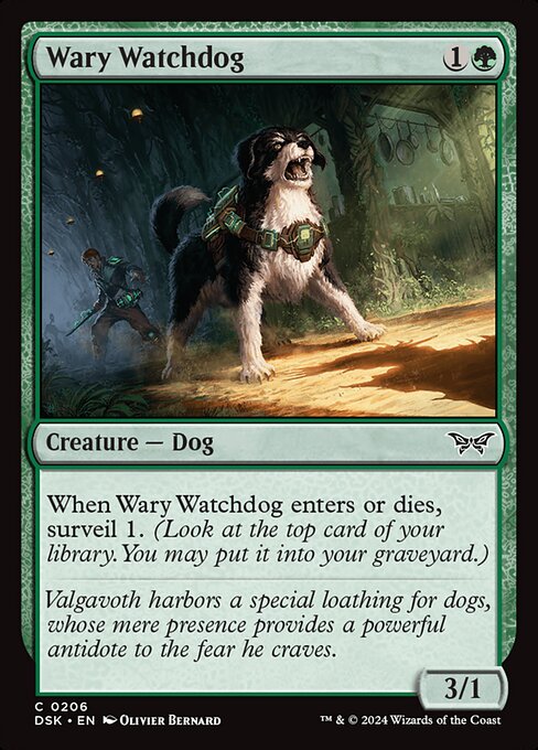 Wary Watchdog Foil (DSK) #206