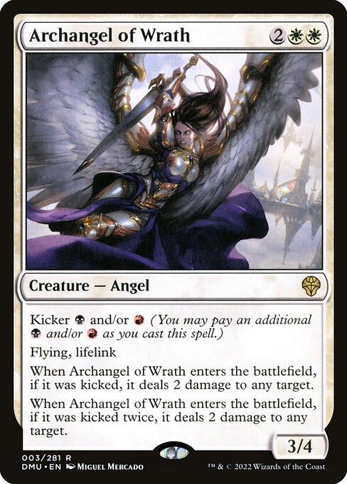 Archangel of Wrath (DMU) 3 - Near Mint