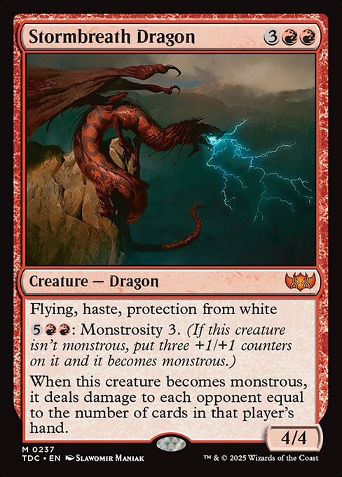 Stormbreath Dragon (TDC) 237 - Near Mint