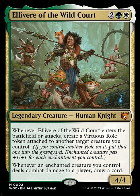 Ellivere of the Wild Court (WOC) 2 - Foil - Near Mint