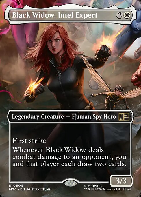 Black Widow, Intel Expert Foil (MSC) #504