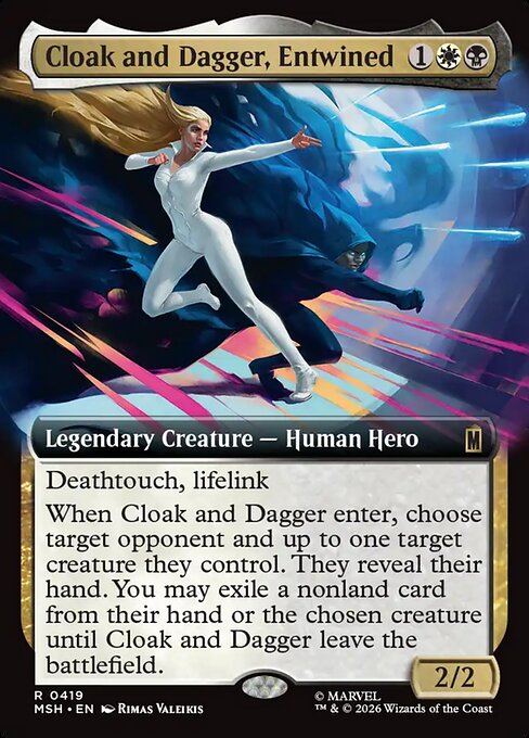 Cloak and Dagger, Entwined (MSH) 419 - Foil - Near Mint