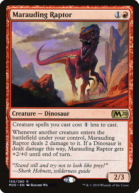Marauding Raptor (M20) 150 - Near Mint