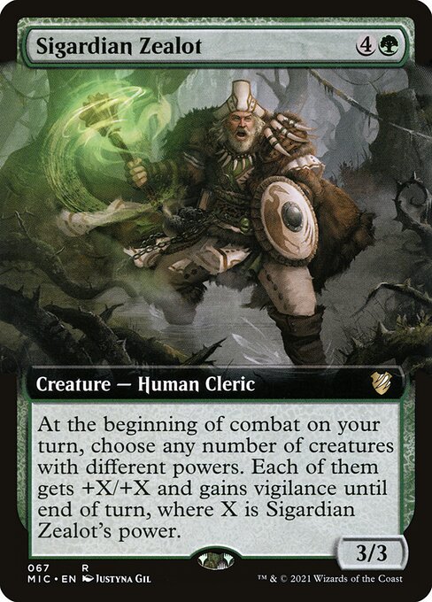Sigardian Zealot (MIC) 67 - Near Mint