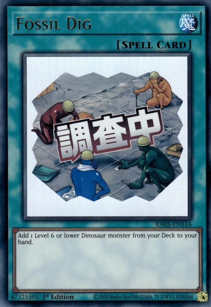Fossil Dig - Rarity Collection 5