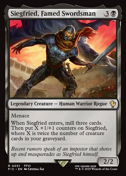 Siegfried, Famed Swordsman (FIC) 51 - Near Mint