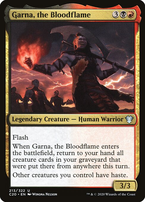 Garna, the Bloodflame (C20) 213 - Near Mint