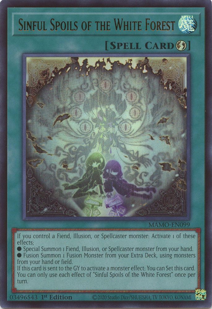 Sinful Spoils of the White Forest (MAMO) MAMO-EN099 - Near Mint