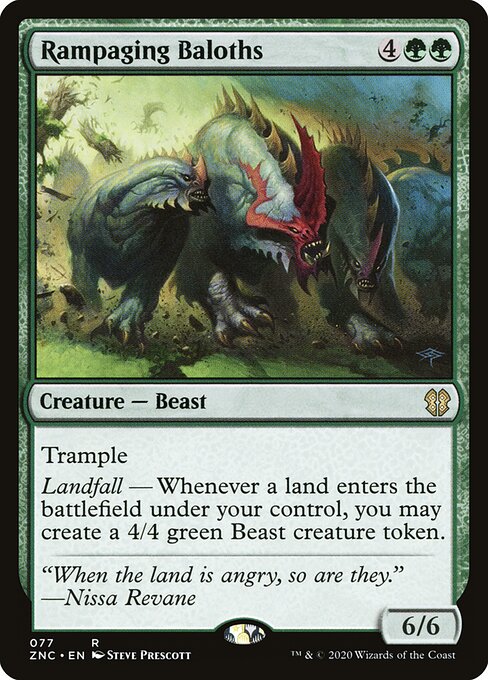 Rampaging Baloths (ZNC) 77 - Near Mint
