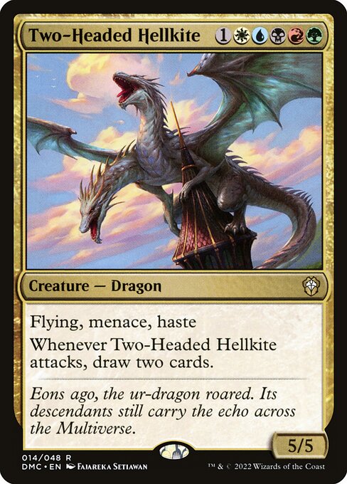 Two-Headed Hellkite (DMC) 14 - Near Mint