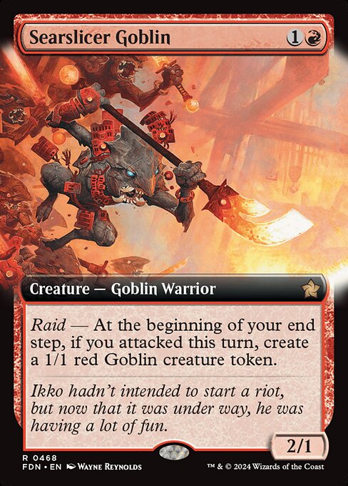 Searslicer Goblin (FDN) 468 - Near Mint