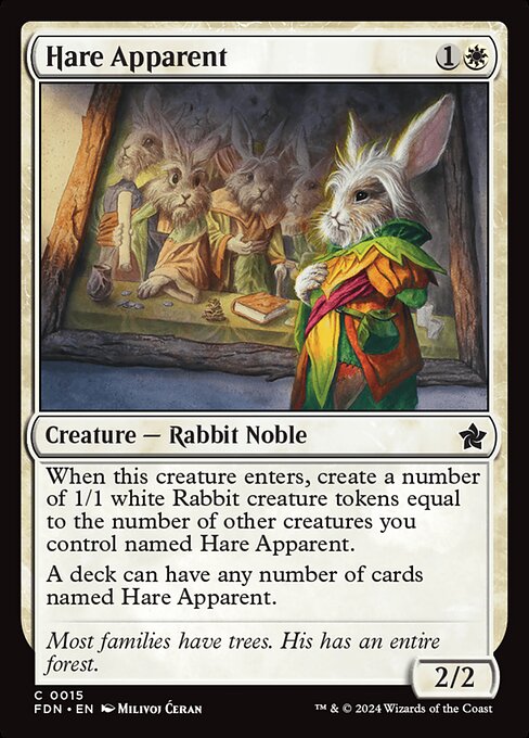 Hare Apparent (FDN) 15 - Foil - Near Mint
