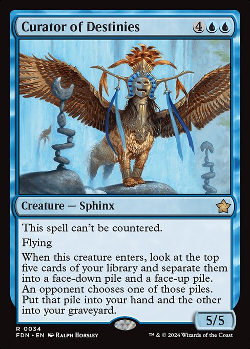 Curator of Destinies Foil (FDN) #34