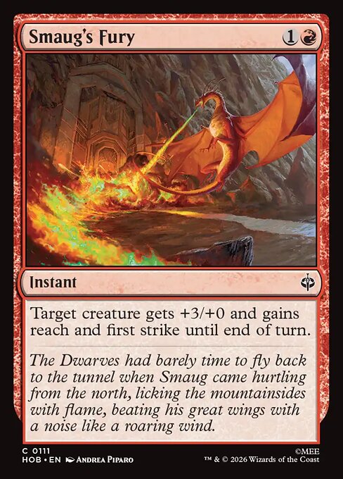 Smaug's Fury (HOB) 111 - Foil - Near Mint