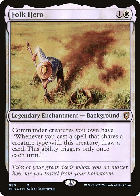 Folk Hero Foil (CLB) #650