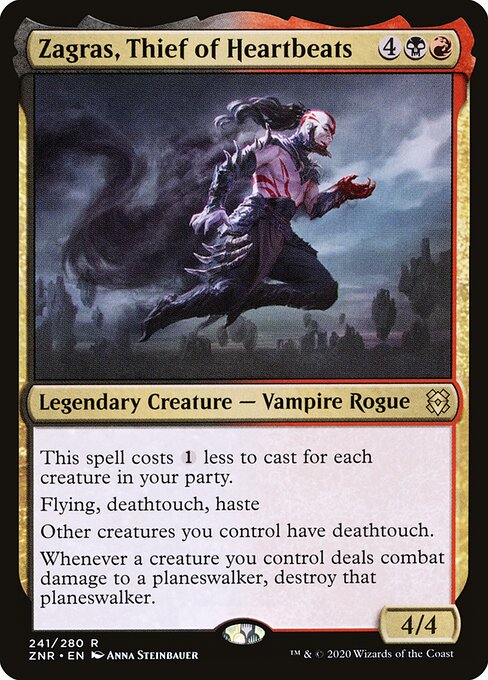 Zagras, Thief of Heartbeats Foil (ZNR) #241