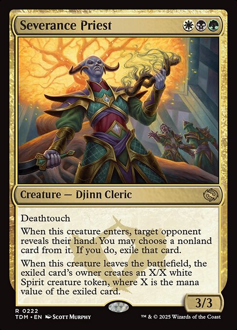 Severance Priest Foil (TDM) #222