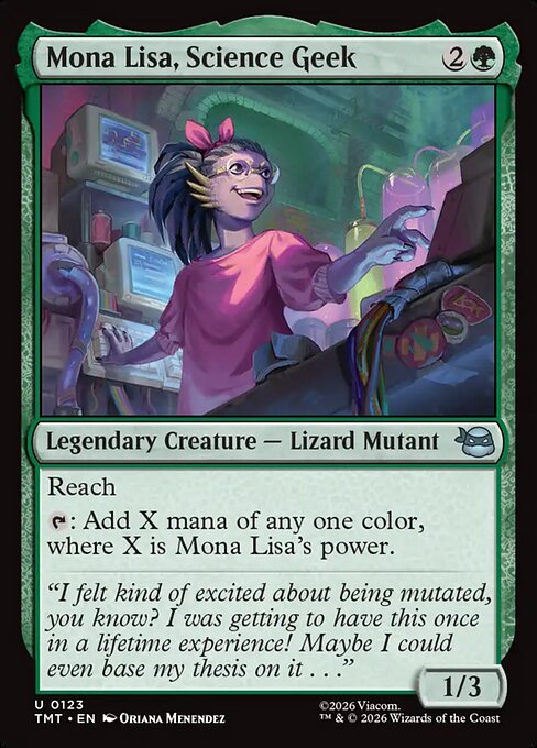 Mona Lisa, Science Geek Foil (TMT) #123