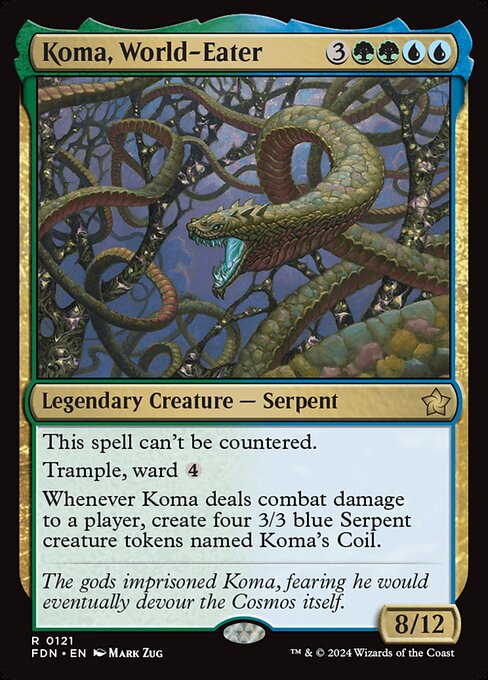Koma, World-Eater (FDN) 121 - Near Mint