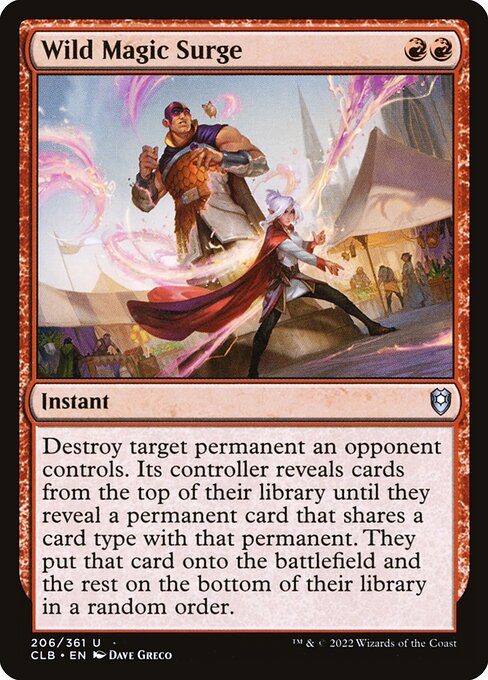 Wild Magic Surge (CLB) 206 - Near Mint