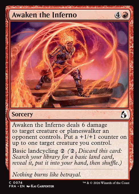 Awaken the Inferno (FRA) 74 - Foil - Near Mint