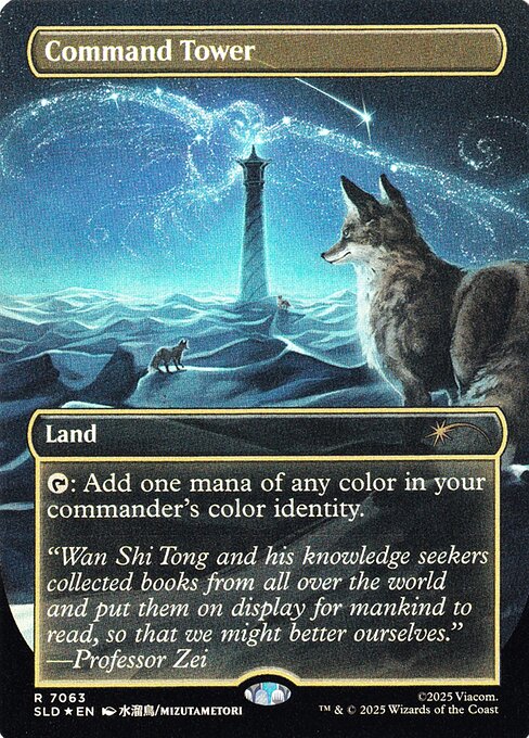 Command Tower (SLD) 7063 - Foil - Near Mint