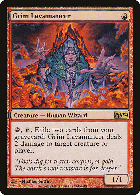 Grim Lavamancer (M12) 145 - Near Mint