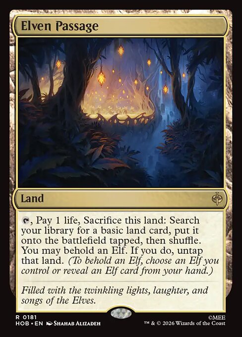 Elven Passage (HOB) 181 - Foil - Near Mint
