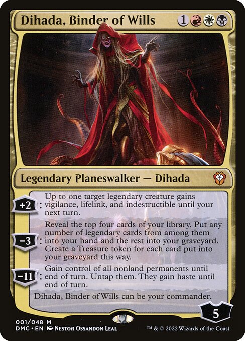 Dihada, Binder of Wills (DMC) 1 - Foil - Near Mint