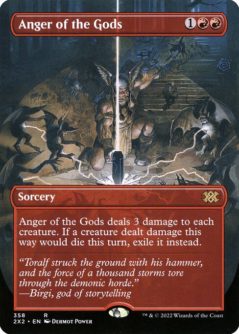 Anger of the Gods Foil (2X2) #358