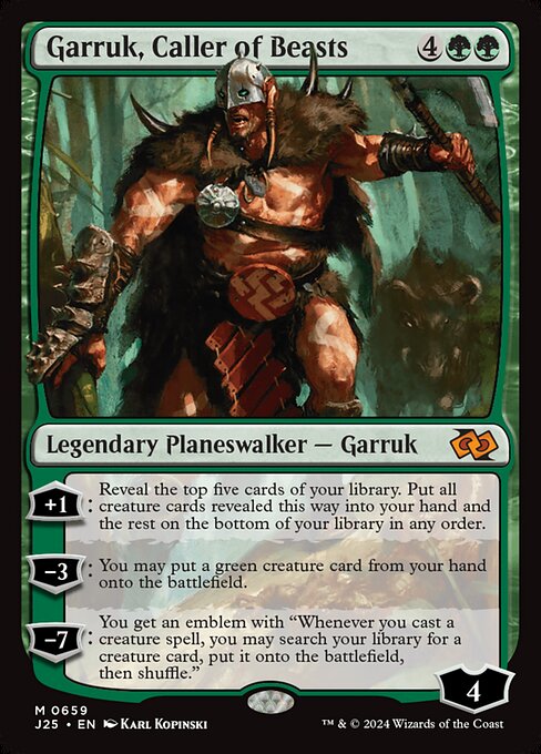 Garruk, Caller of Beasts (J25) 659 - Near Mint