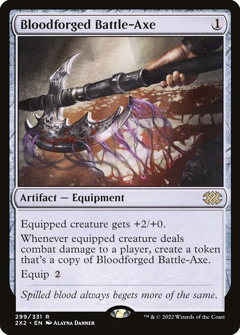 Bloodforged Battle-Axe Foil (2X2) #299
