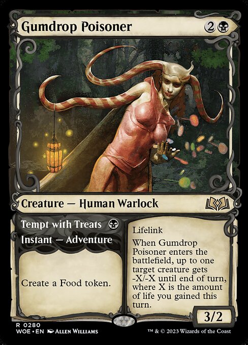 Gumdrop Poisoner // Tempt with Treats (WOE) 280 - Near Mint