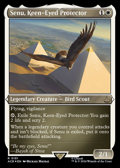Senu, Keen-Eyed Protector (ACR) 181 - Etched Foil - Near Mint