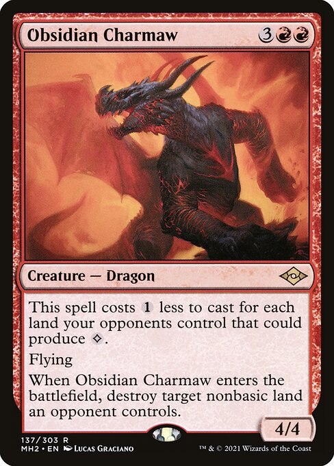 Obsidian Charmaw (MH2) 137 - Near Mint