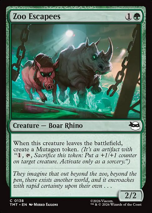 Zoo Escapees Foil (TMT) #138