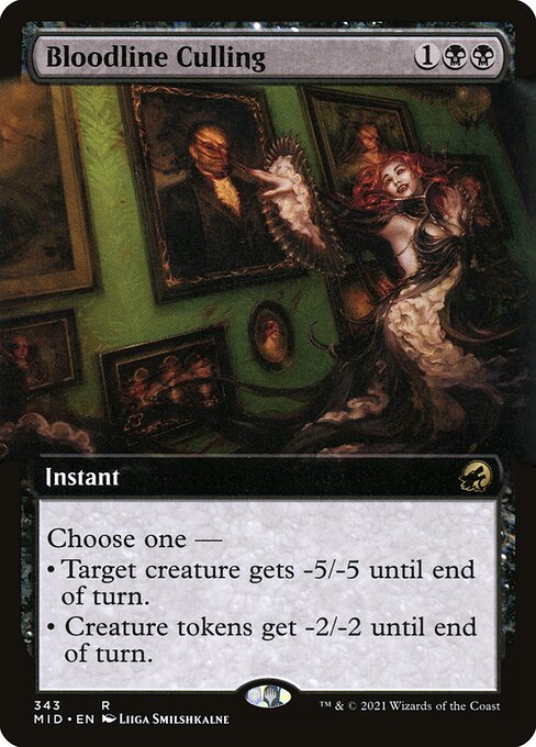 Bloodline Culling (MID) 343 - Foil - Near Mint
