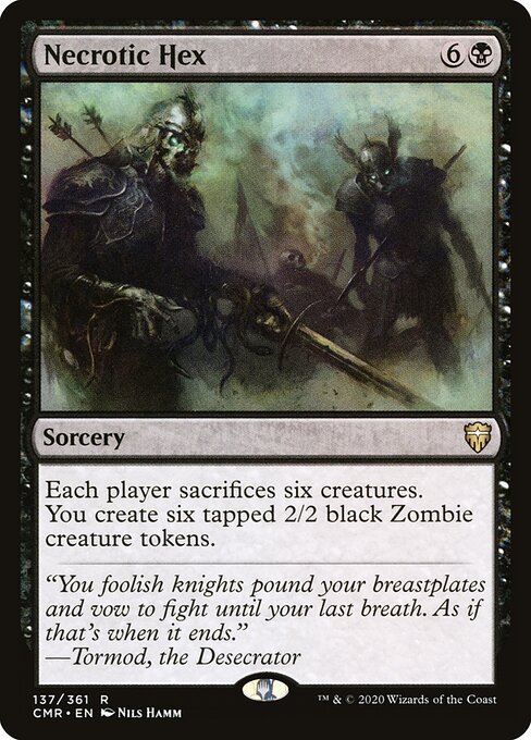 Necrotic Hex Foil (CMR) #137