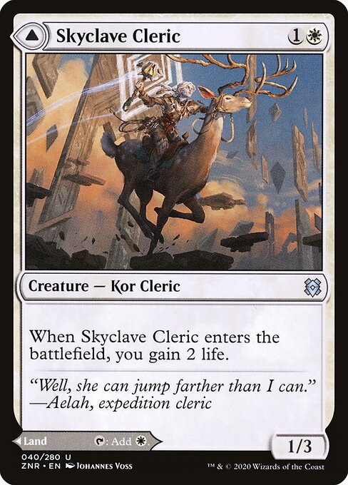 Skyclave Cleric // Skyclave Basilica Foil (ZNR) #40