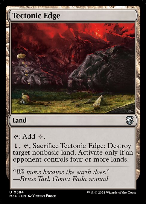 Tectonic Edge (M3C) 384 - Near Mint