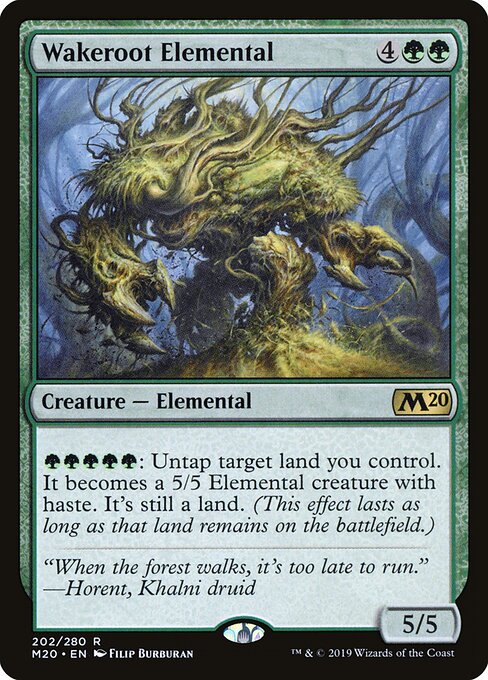 Wakeroot Elemental (M20) 202 - Near Mint