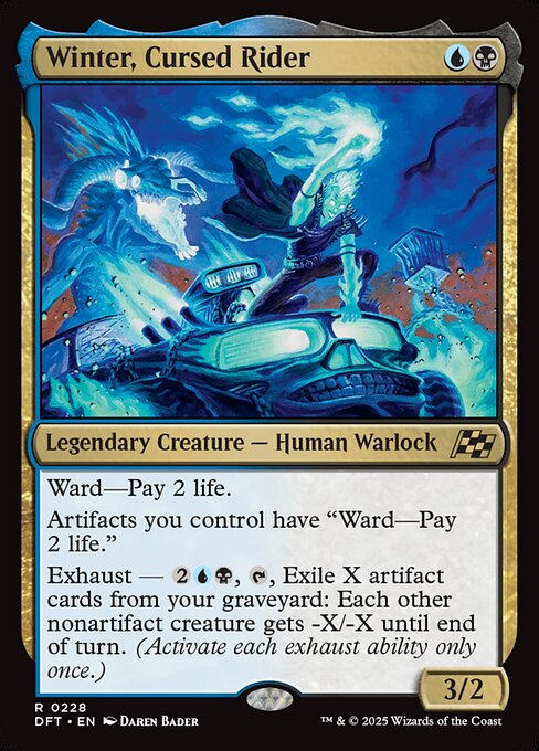 Winter, Cursed Rider Foil (DFT) #228