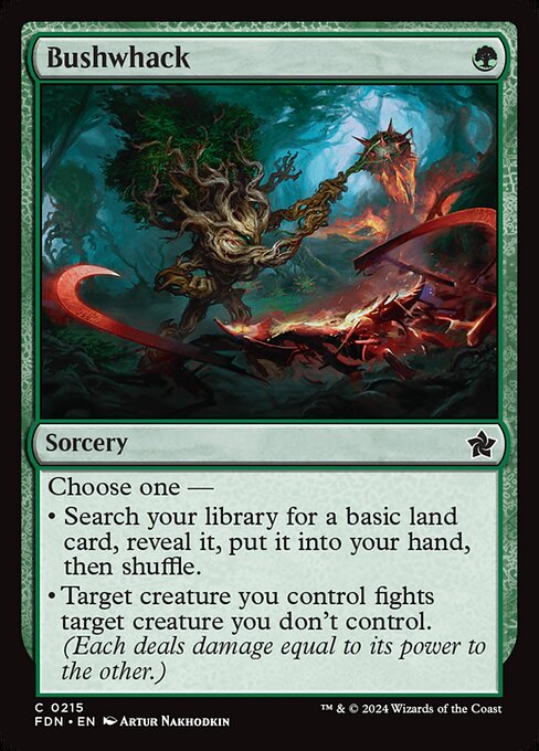 Bushwhack Foil (FDN) #215