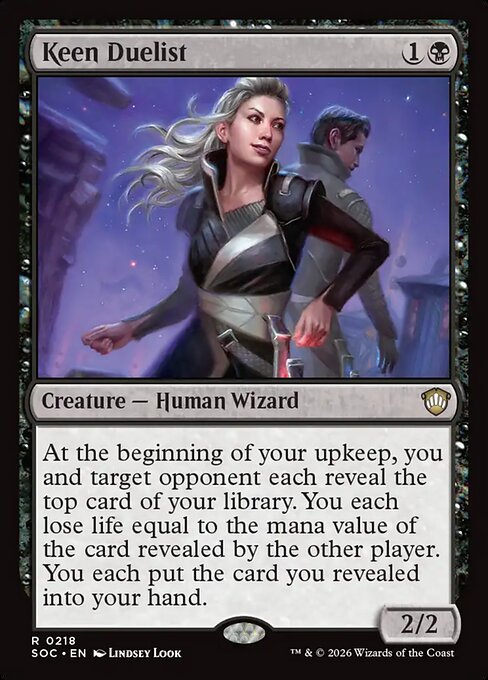Keen Duelist (SOC) 218 - Near Mint