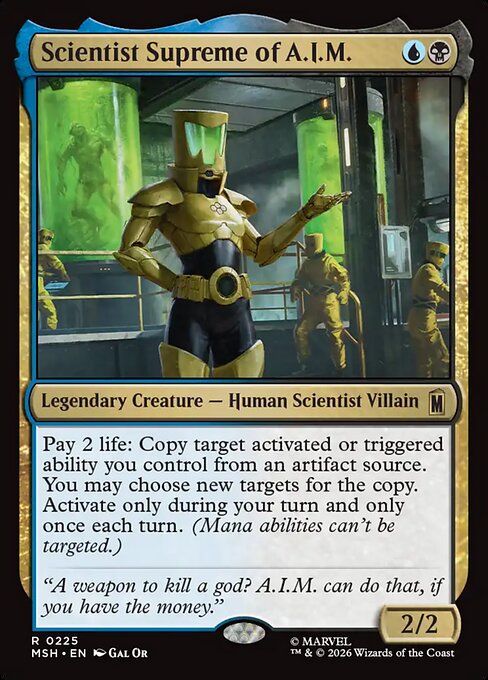 Scientist Supreme of A.I.M. (MSH) 225 - Near Mint