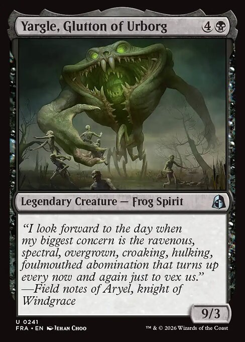 Yargle, Glutton of Urborg (FRA) 241 - Foil - Near Mint