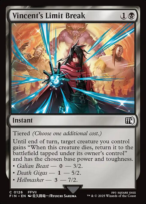 Vincent's Limit Break Foil (FIN) #126
